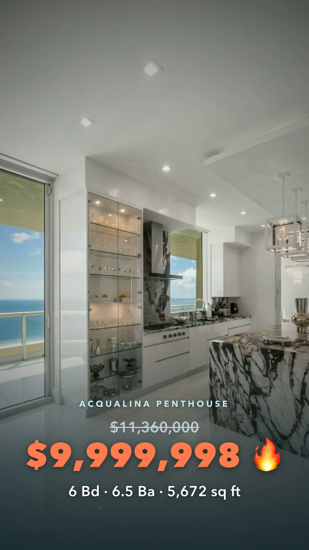 Contenu marketing vertical pour un penthouse à Sunny Isles Beach, Floride